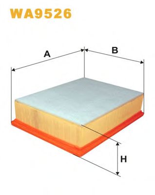 Воздушный фильтр WIX FILTERS WA9526