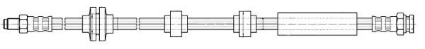 Тормозной шланг CEF 511415