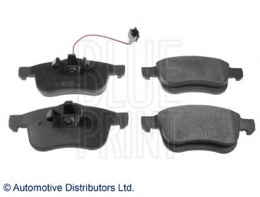 Комплект тормозных колодок, дисковый тормоз BLUE PRINT ADA104267