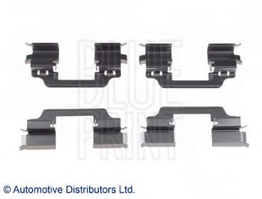 Комплектующие, колодки дискового тормоза BLUE PRINT ADH248604