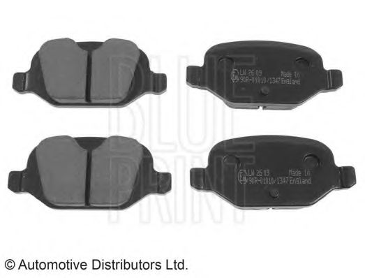 Комплект тормозных колодок, дисковый тормоз BLUE PRINT ADL144205