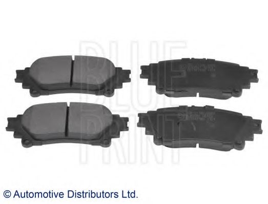 Комплект тормозных колодок, дисковый тормоз BLUE PRINT ADT342186