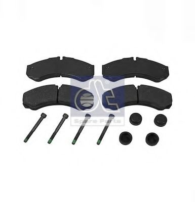 Комплект тормозных колодок, дисковый тормоз DT 7.92619