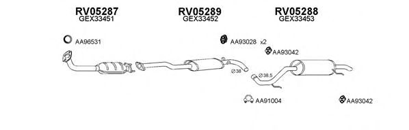 Система выпуска ОГ VENEPORTE 050020