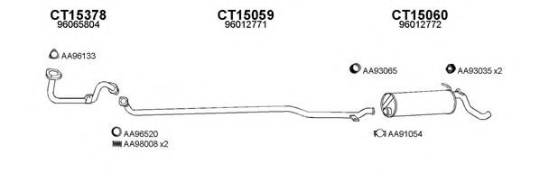 Система выпуска ОГ VENEPORTE 150052