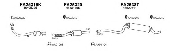 Система выпуска ОГ VENEPORTE 250029