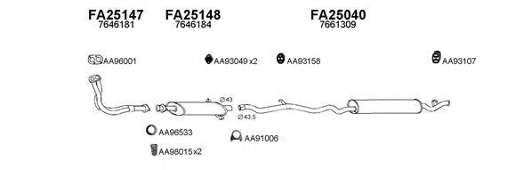 Система выпуска ОГ VENEPORTE 250282