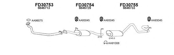 Система выпуска ОГ VENEPORTE 300130