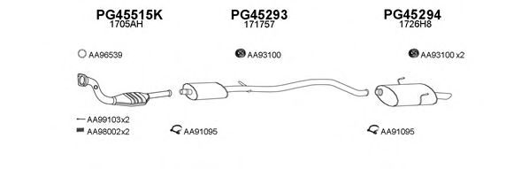 Система выпуска ОГ VENEPORTE 450219