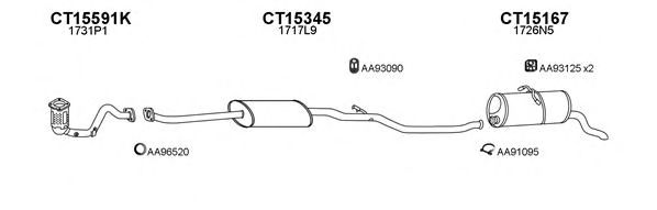 Система выпуска ОГ VENEPORTE 450500