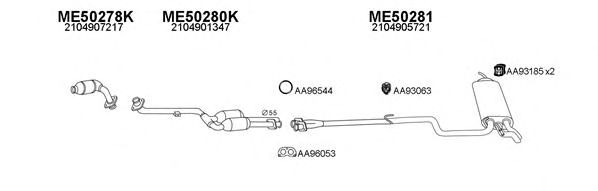 Система выпуска ОГ VENEPORTE 500106