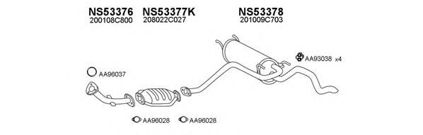Система выпуска ОГ VENEPORTE 530093