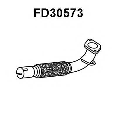 Труба выхлопного газа VENEPORTE FD30573