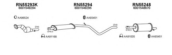 Система выпуска ОГ VENEPORTE 160005