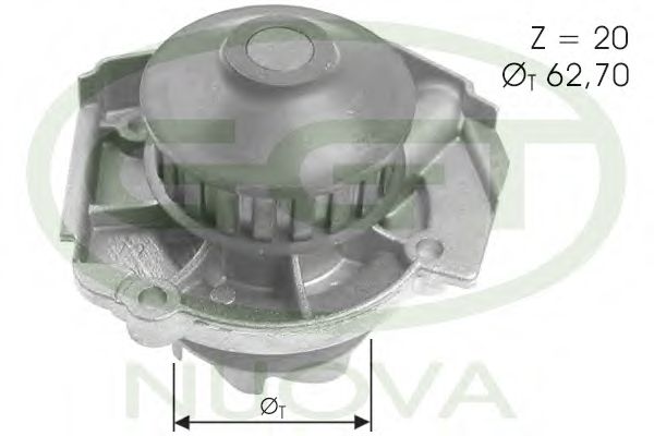 Водяной насос GGT PA10048