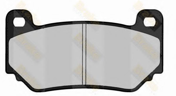 Комплект тормозных колодок, дисковый тормоз Brake ENGINEERING PA1599