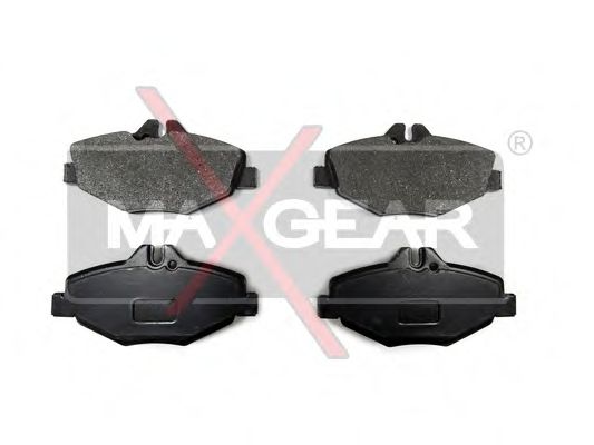 Комплект тормозных колодок, дисковый тормоз MAXGEAR 19-0572