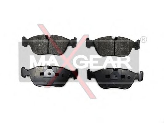 Комплект тормозных колодок, дисковый тормоз MAXGEAR 19-0656