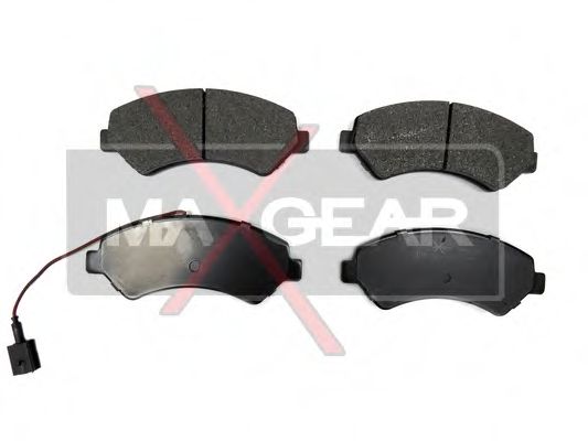 Комплект тормозных колодок, дисковый тормоз MAXGEAR 19-0674