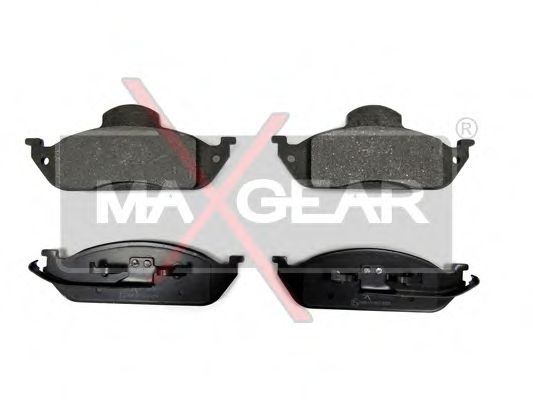 Комплект тормозных колодок, дисковый тормоз MAXGEAR 19-0677