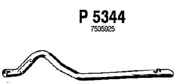 Труба выхлопного газа FENNO 5344