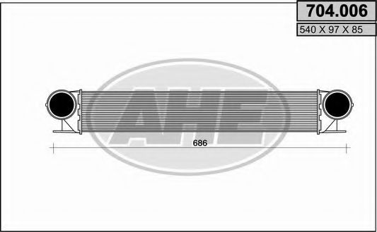 Интеркулер AHE 704.006