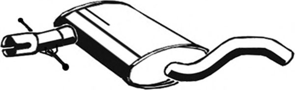 Средний глушитель выхлопных газов ASMET 03.053