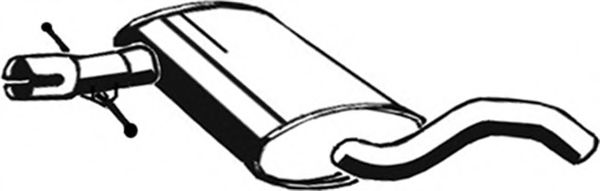 Средний глушитель выхлопных газов ASMET 03.055