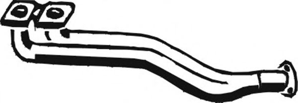 Труба выхлопного газа ASMET 23009