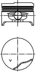 Поршень KOLBENSCHMIDT 40311600
