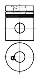 Поршень KOLBENSCHMIDT 102006