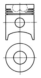 Поршень KOLBENSCHMIDT 93209600