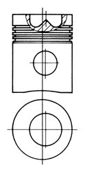 Поршень KOLBENSCHMIDT 105129