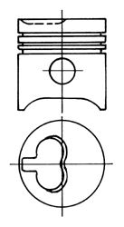 Поршень KOLBENSCHMIDT 93625600