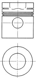 Поршень KOLBENSCHMIDT 10213
