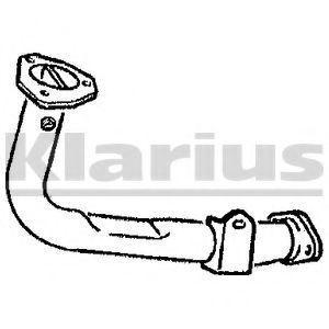 Труба выхлопного газа KLARIUS 301528