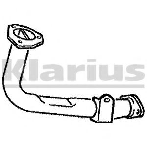 Труба выхлопного газа WALKER 17533