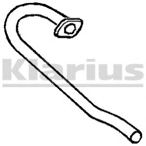 Труба выхлопного газа KLARIUS VW277D