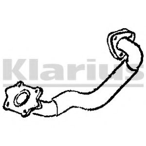 Труба выхлопного газа KLARIUS 130451
