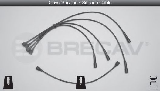 Комплект проводов зажигания BRECAV 06415