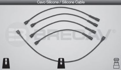 Комплект проводов зажигания BRECAV 06439