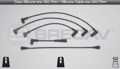 Комплект проводов зажигания BRECAV 06.554