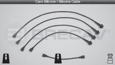 Комплект проводов зажигания BRECAV 10400