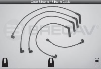 Комплект проводов зажигания BRECAV 12506