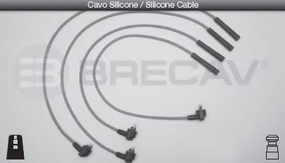 Комплект проводов зажигания BRECAV 15544