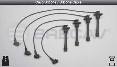 Комплект проводов зажигания BRECAV 33502