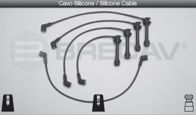 Комплект проводов зажигания BRECAV 33.536