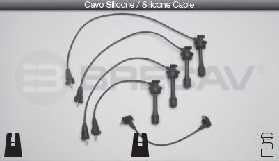 Комплект проводов зажигания BRECAV 33542