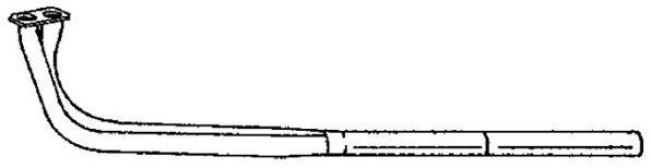 Труба выхлопного газа SIGAM 16114