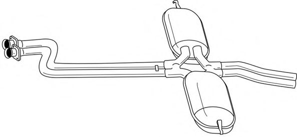 Средний глушитель выхлопных газов WALKER 05394